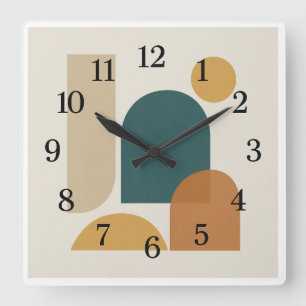 Horloge murale minimaliste moderne du milieu du si