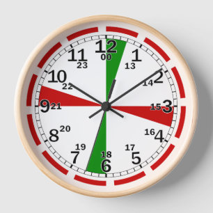 Horloge murale minimaliste moderne élégante et fon