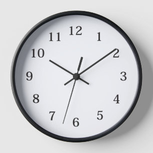 Horloge murale minimaliste silencieuse - moderne