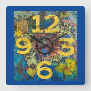 Horloge murale mixte