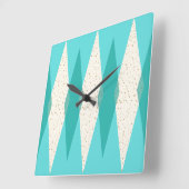 Horloge murale moderne de carré de Jacquard de la (Angle)