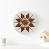 Horloge murale moderne du milieu du siècle texture (Maison)