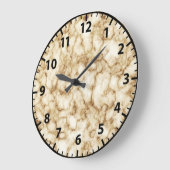 Horloge murale moderne en granit de marbre blanc e (Angle)