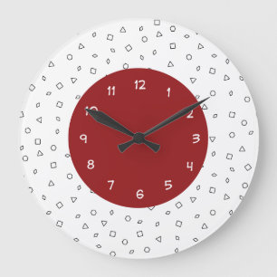 Horloge murale moderne et branchée de la cuisine