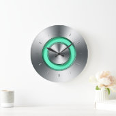 Horloge Murale Moderne Pour Cuisine Faux Metal (Maison)