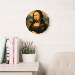 Horloge murale Mona Lisa Classique Art Léonard de
