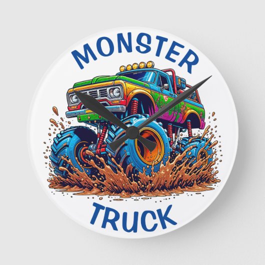 Horloge murale Monster Truck (Recto)
