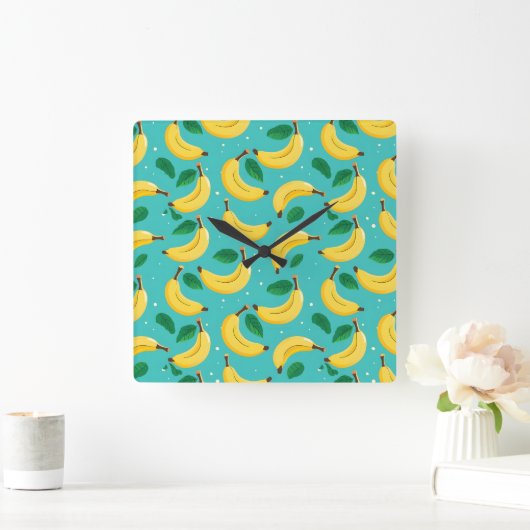 Horloge murale Motif banane (Maison)