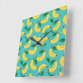 Horloge murale Motif banane (Angle)