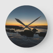 Horloge murale, Motif coucher de soleil  (Recto)