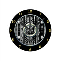 Horloge murale Motif moderne en tissu boueux