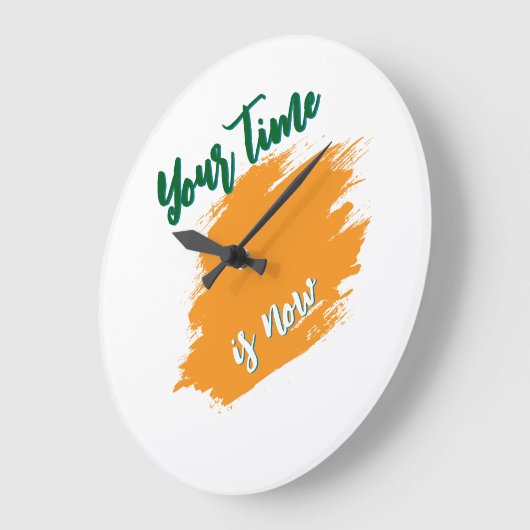 Horloge murale Motivative moderne (Angle)