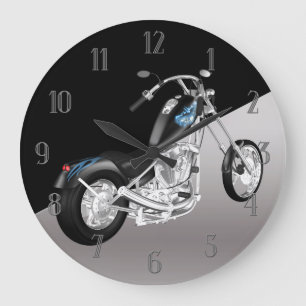 Horloge murale moto