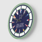 Horloge murale nautique faite sur commande de (Angle)