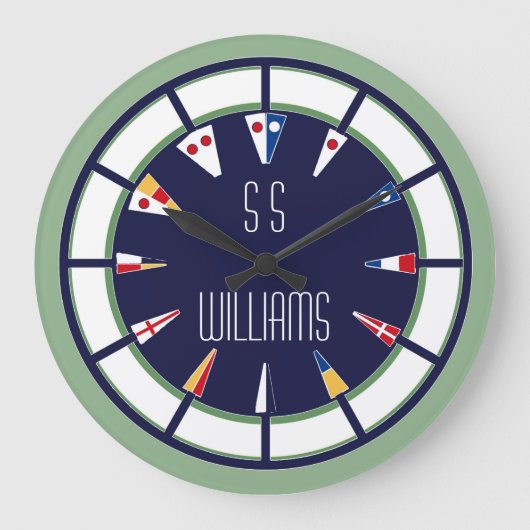 Horloge murale nautique faite sur commande de (Recto)