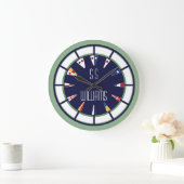 Horloge murale nautique faite sur commande de (Maison)