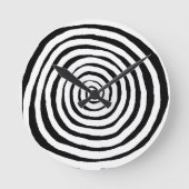 Horloge murale noire et blanche (Recto)