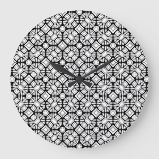 Horloge murale noire et blanche (Recto)