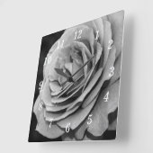 Horloge murale noire et blanche (Angle)