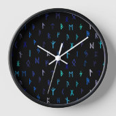 Horloge murale Norse By Night (Recto)