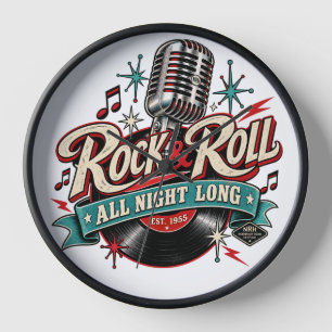 Horloge murale NRH Rock and Roll All Night Long Mu