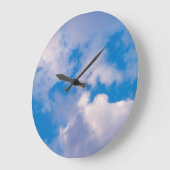 Horloge Murale Nuages (Angle)