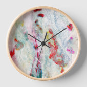 Horloge murale Numérique abstrait glacé tendance d (Recto)