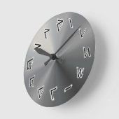 Horloge murale numérique Grey Kaktovik (Angle)