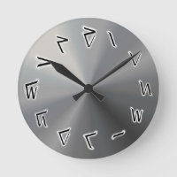 Horloge murale numérique Grey Kaktovik