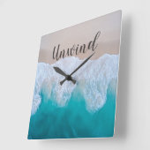 Horloge murale Ocean Beach Unwind (Angle)