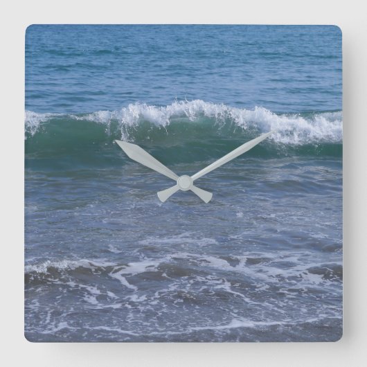 Horloge murale Ocean Sea Wave Beach (Recto)