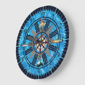 Horloge murale océanique du marin (Angle)