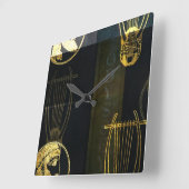 Horloge murale Odyssey Square (Angle)