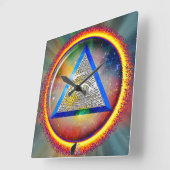 Horloge murale Œil de la Providence (Angle)