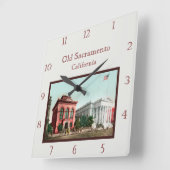 Horloge murale Old Sacramento (Angle)