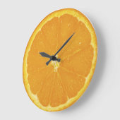 Horloge murale Orange Slice Pizza (Angle)