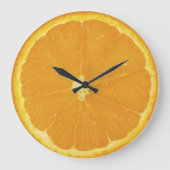 Horloge murale Orange Slice Pizza (Recto)