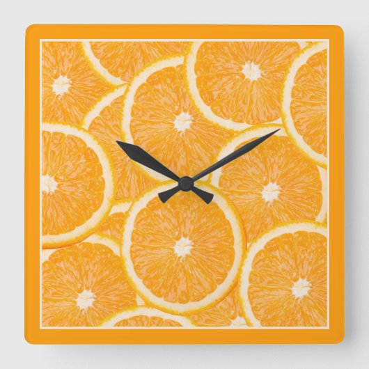 Horloge murale Oranges (Recto)
