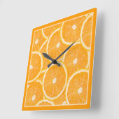 Horloge murale Oranges (Angle)