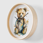 Horloge murale Ours or (Angle)