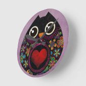 Horloge murale Owl's Hatch (Angle)