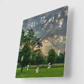 Horloge murale Ozark du bon matin (Angle)