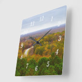 Horloge murale Panoramique Automne Drive (Angle)