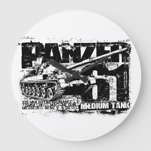 Horloge murale Panzer 61 (Recto)