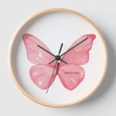 Horloge murale papillon : Conception inspirée de l (Recto)