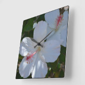 Horloge murale parfum blanc (Angle)
