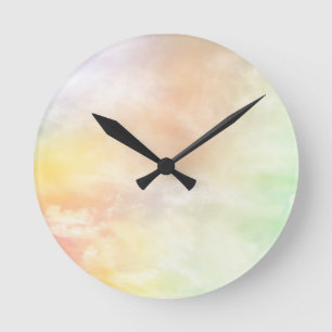 Horloge murale pastel.