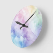 Horloge murale Pastel Rainbow (Angle)