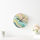 Horloge murale Pastel Wave (Maison)
