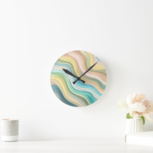 Horloge murale Pastel Wave (Maison)
